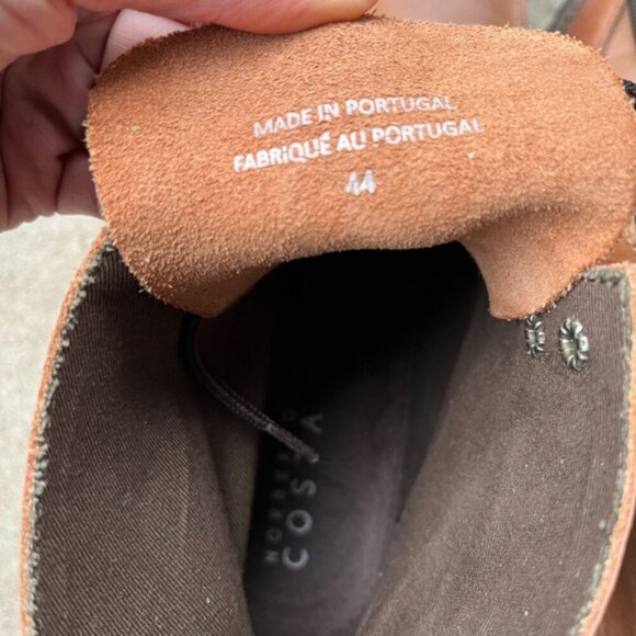 Norberto Costa leather ranger lug lace boots Sz 44/ USA men’s Sz 11 - Picture 8 of 9